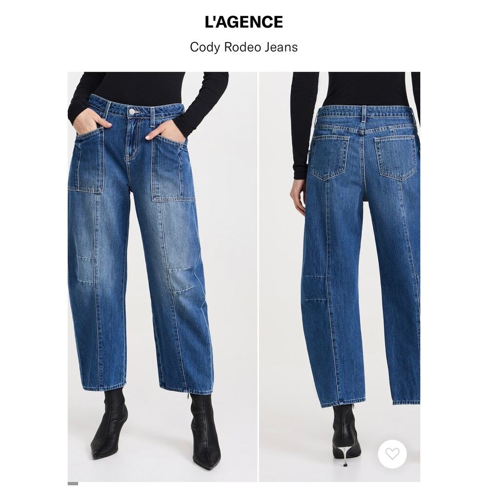 L'AGENCE Cody Rodeo High-Rise Jeans Size 28 - New Without Tags!